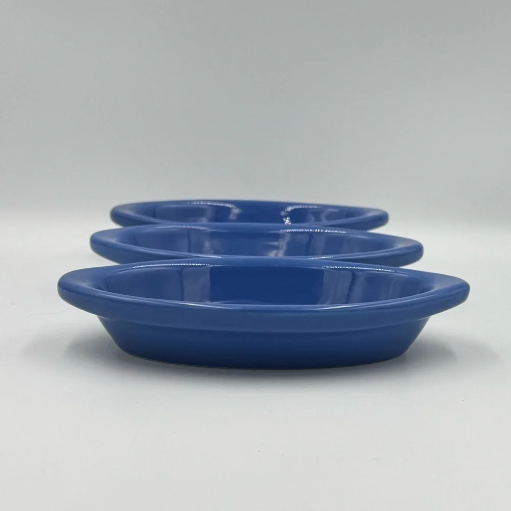 Cobalt Blue World Tableware AuGratin Baking Dishes Set of 3